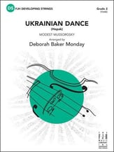 Ukrainian Dance Orchestra sheet music cover